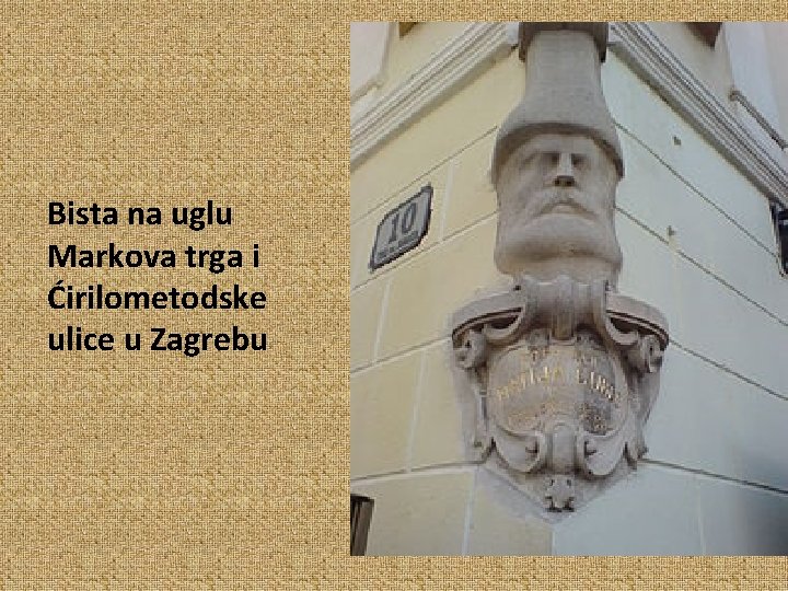 Bista na uglu Markova trga i Ćirilometodske ulice u Zagrebu 