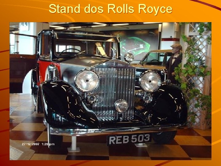 Stand dos Rolls Royce 