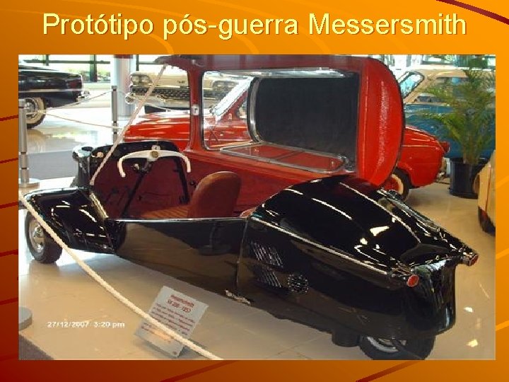 Protótipo pós-guerra Messersmith 