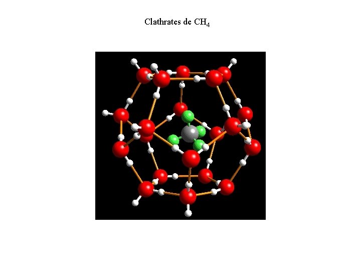 Clathrates de CH 4 