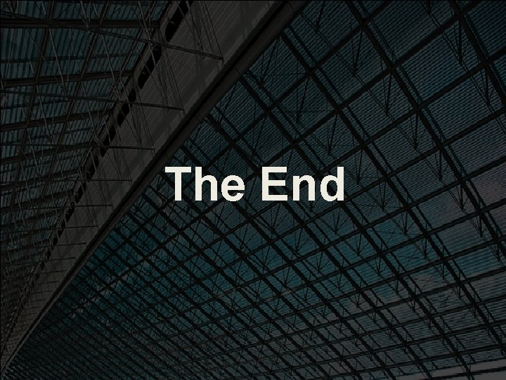The End 