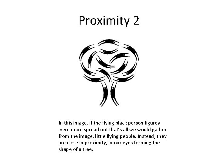 Proximity 2 In this image, if the flying black person figures were more spread