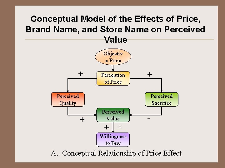 Conceptual Model of the Effects of Price, Brand Name, and Store Name on Perceived