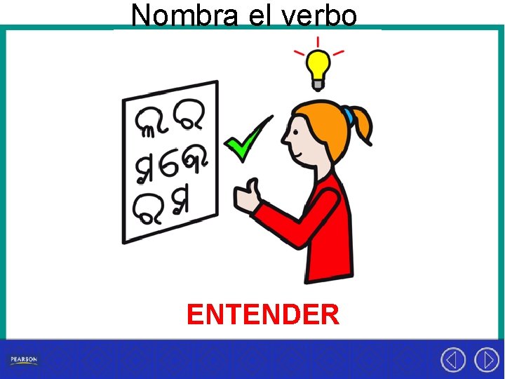 Nombra el verbo ENTENDER 