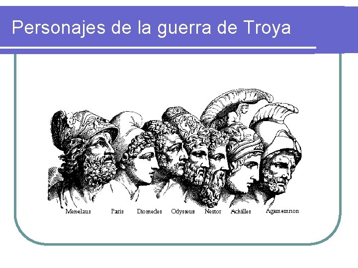 Personajes de la guerra de Troya 
