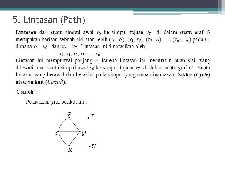 5. Lintasan (Path) 