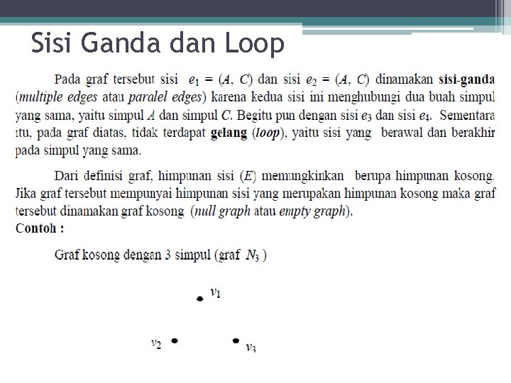 Sisi Ganda dan Loop 