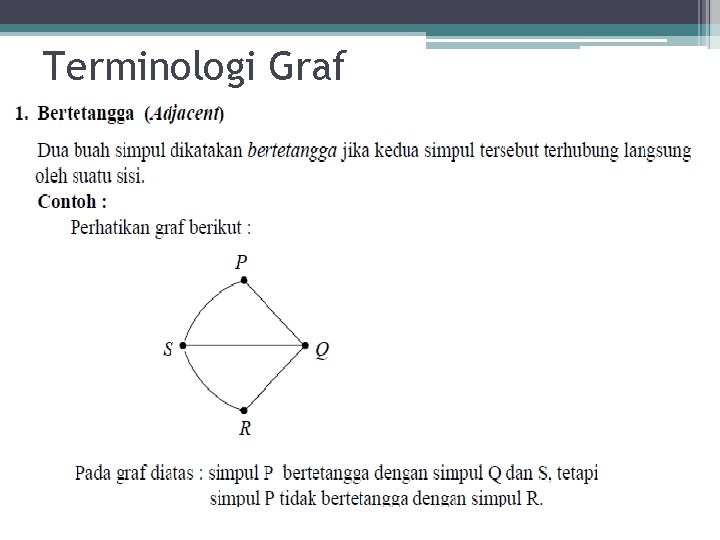 Terminologi Graf 