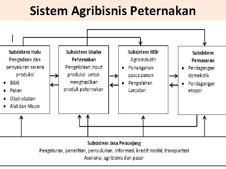 Sistem Agribisnis Peternakan 