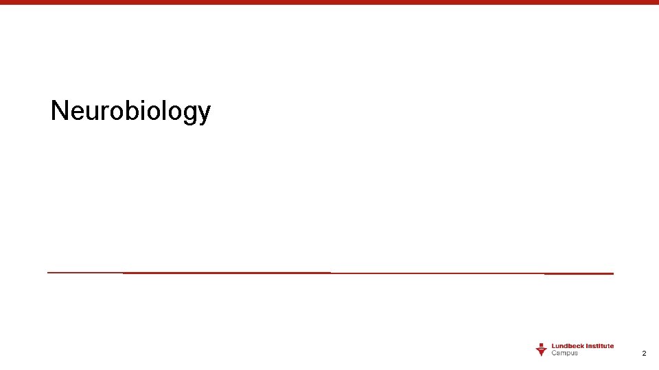 Neurobiology 2 