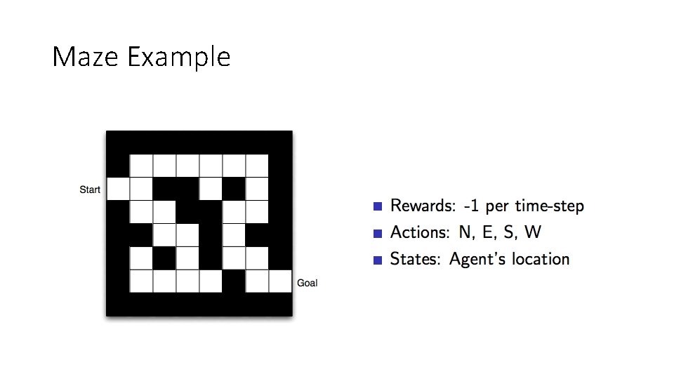Maze Example Maze Example