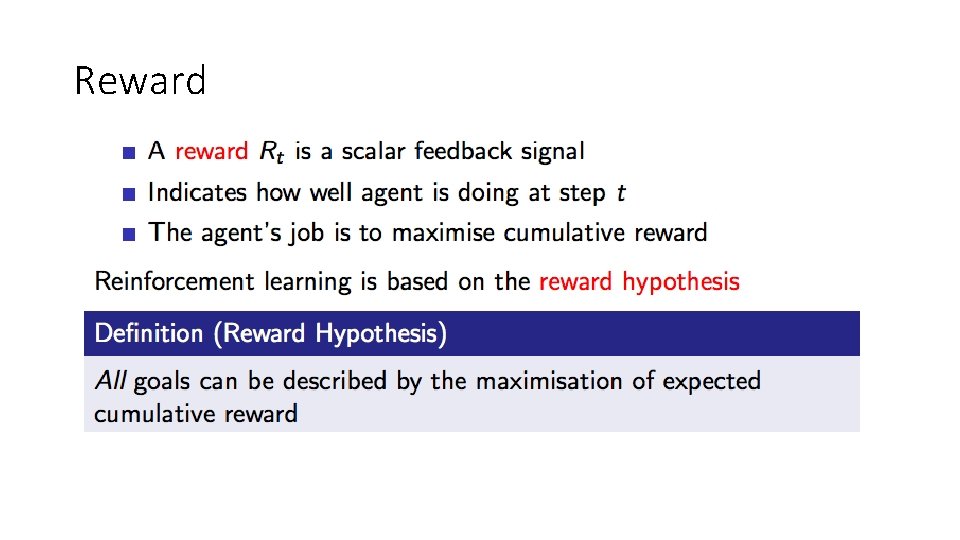 Reward Reward