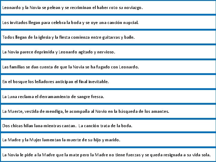 Leonardo y la Novia se pelean y se recriminan el haber roto su noviazgo. Leonardo y la Novia se pelean y se recriminan el haber roto su noviazgo.