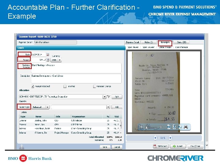 Accountable Plan - Further Clarification Example CHROME RIVER EXPENSE MANAGEMENT Accountable Plan - Further Clarification Example CHROME RIVER EXPENSE MANAGEMENT