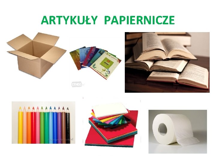 ARTYKUŁY PAPIERNICZE 