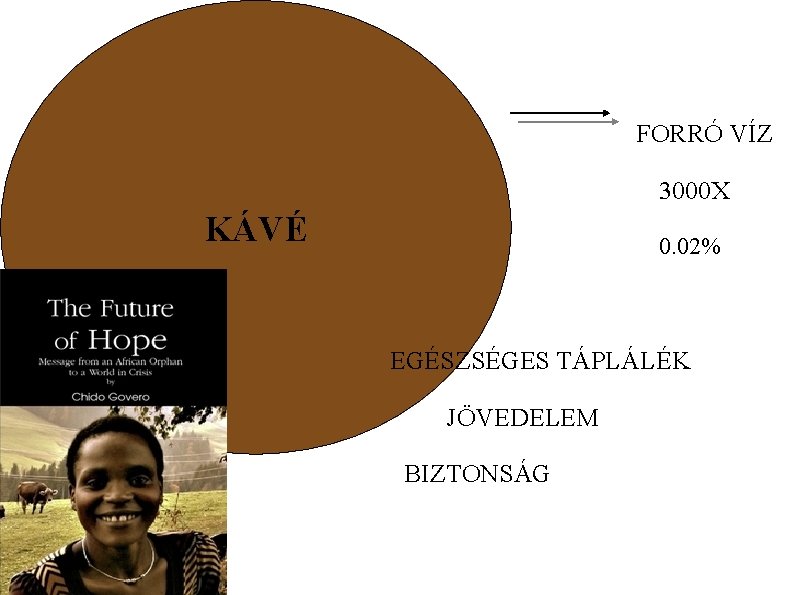 FORRÓ VÍZ 3000 X KÁVÉ 0. 02% EGÉSZSÉGES TÁPLÁLÉK JÖVEDELEM BIZTONSÁG 