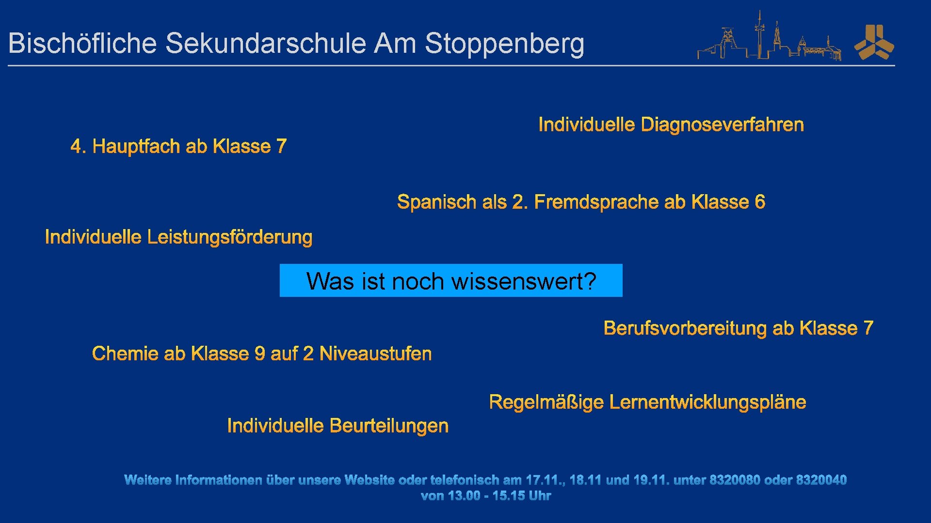 Bischöfliche Sekundarschule Am Stoppenberg Was ist noch wissenswert? 