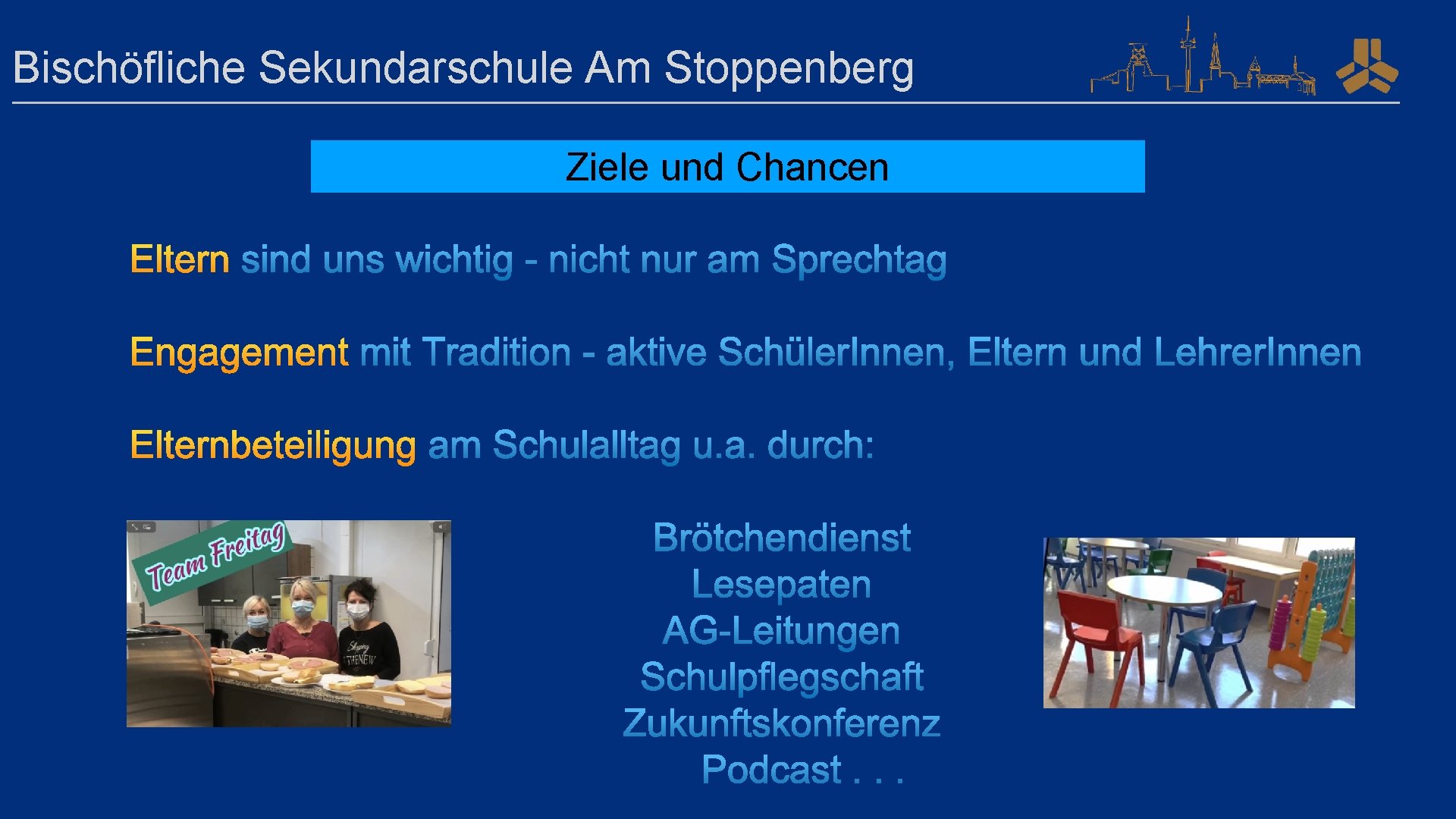 Bischöfliche Sekundarschule Am Stoppenberg Ziele und Chancen 