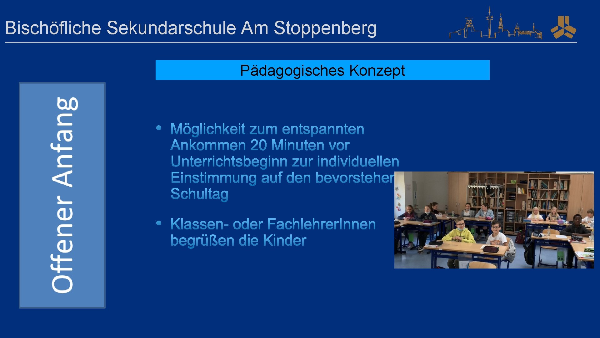 Bischöfliche Sekundarschule Am Stoppenberg Pädagogisches Konzept 
