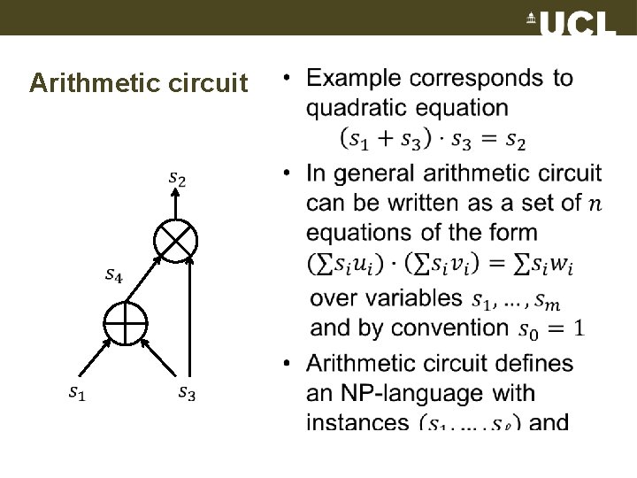 Arithmetic circuit • 