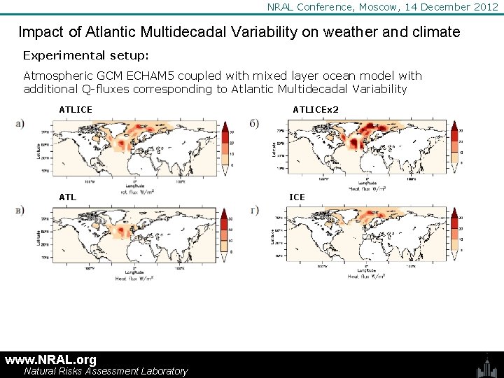 NRAL Conference, Moscow, 14 December 2012 Impact of Atlantic Multidecadal Variability on weather and