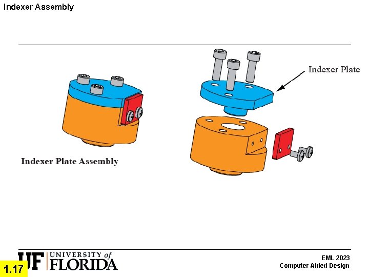 Indexer Assembly 1. 17 EML 2023 Computer Aided Design 