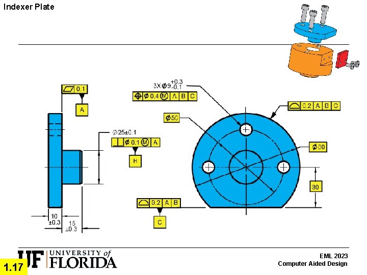 Indexer Plate 1. 17 EML 2023 Computer Aided Design 