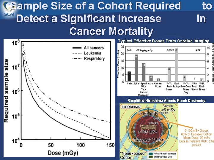 Sample Size of a Cohort Required Detect a Significant Increase Cancer Mortality to in