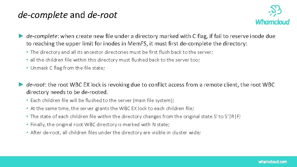 de-complete and de-root ► de-complete: when create new file under a directory marked with de-complete and de-root ► de-complete: when create new file under a directory marked with