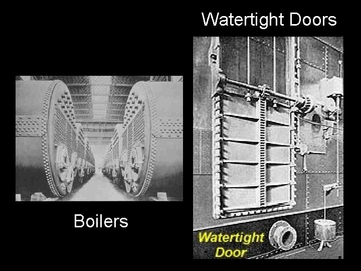 Watertight Doors Boilers 
