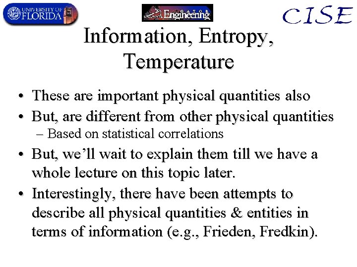 Review of Basic Physics Background Basic physical quantities