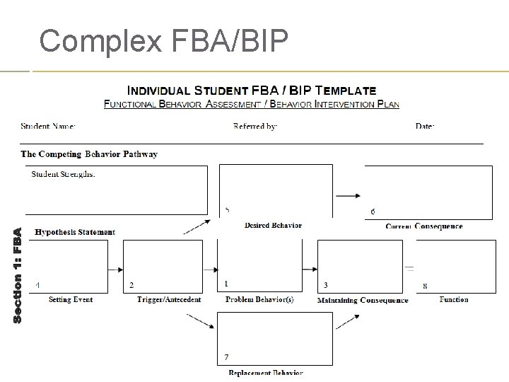Complex FBA/BIP Complex FBA/BIP