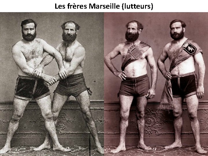 Les frères Marseille (lutteurs) 