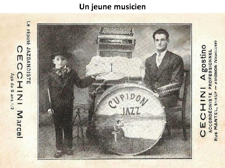 Un jeune musicien 