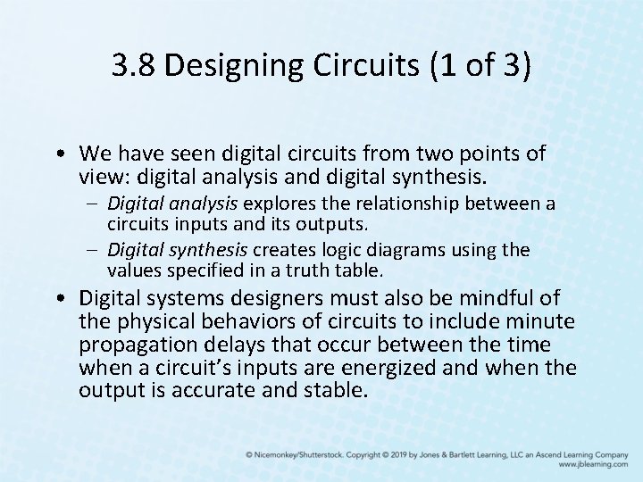 3. 8 Designing Circuits (1 of 3) • We have seen digital circuits from 3. 8 Designing Circuits (1 of 3) • We have seen digital circuits from