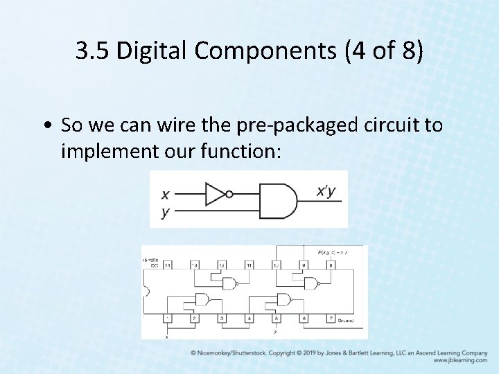 3. 5 Digital Components (4 of 8) • So we can wire the pre-packaged 3. 5 Digital Components (4 of 8) • So we can wire the pre-packaged