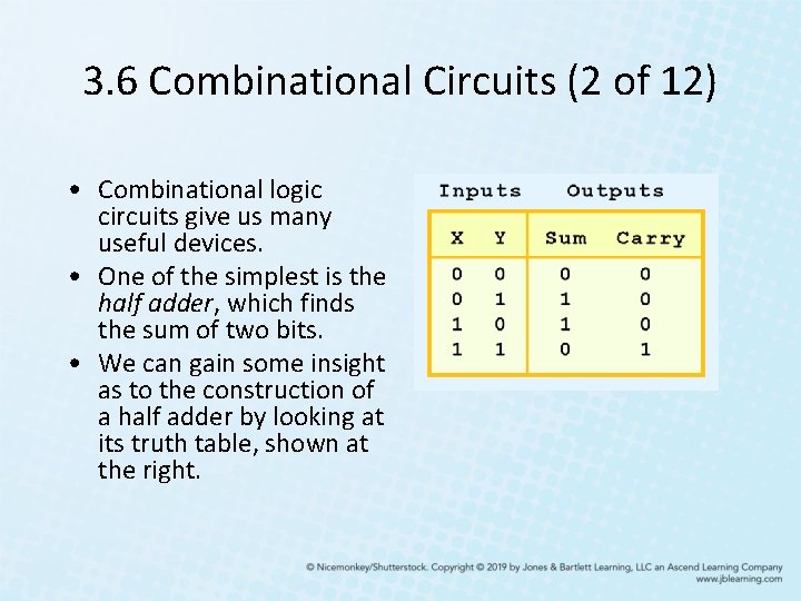 3. 6 Combinational Circuits (2 of 12) • Combinational logic circuits give us many 3. 6 Combinational Circuits (2 of 12) • Combinational logic circuits give us many