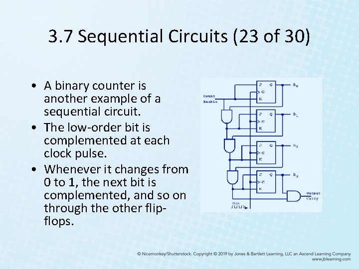 3. 7 Sequential Circuits (23 of 30) • A binary counter is another example 3. 7 Sequential Circuits (23 of 30) • A binary counter is another example