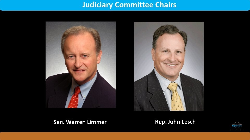 Judiciary Committee Chairs Rwanda Sen. Warren Limmer Rep. John Lesch 