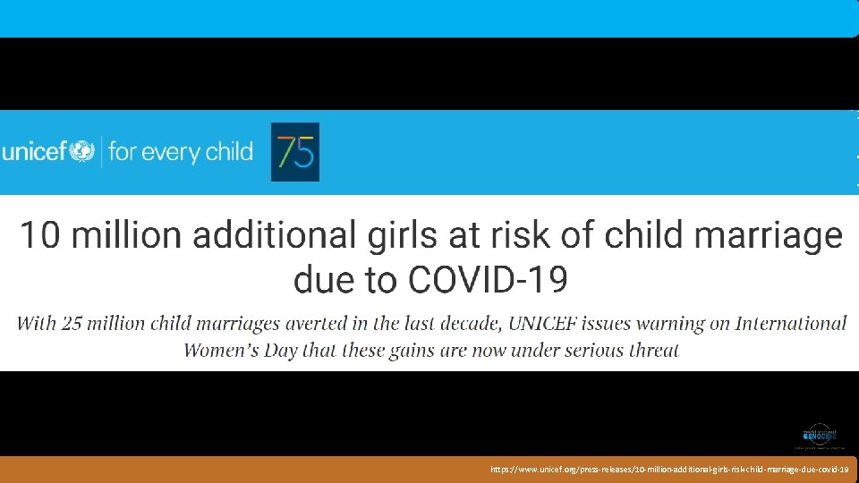 Rwanda https: //www. unicef. org/press-releases/10 -million-additional-girls-risk-child-marriage-due-covid-19 