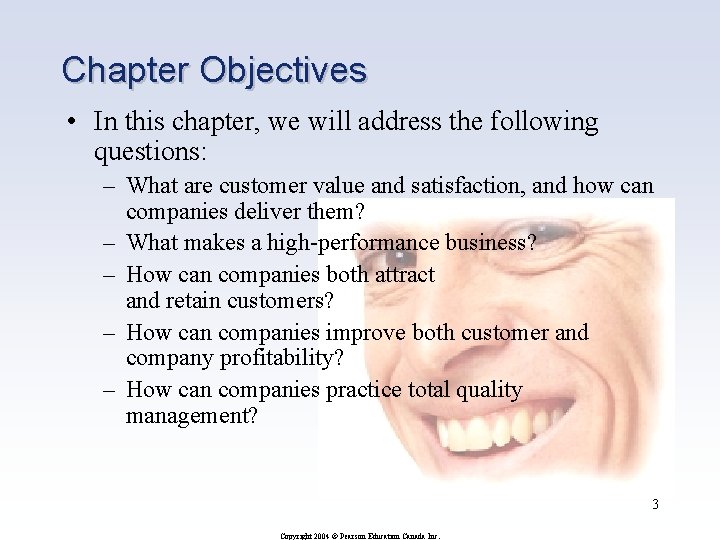 Chapter Objectives • In this chapter, we will address the following questions: – What