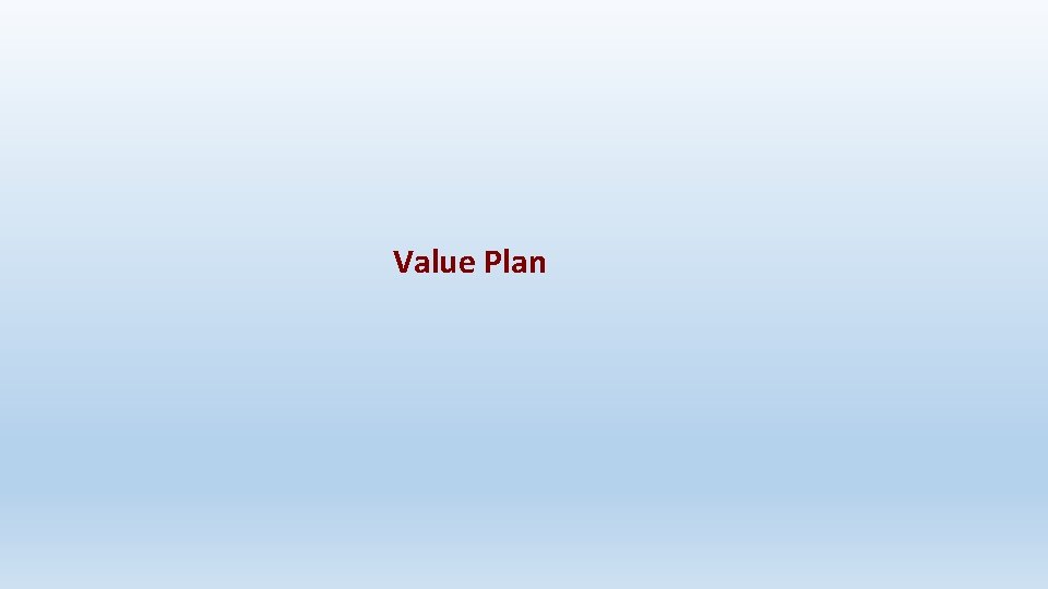 Value Plan 
