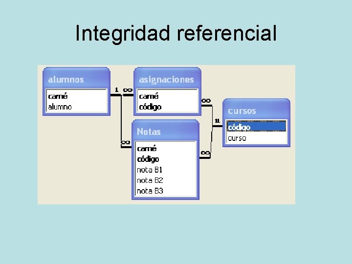 Integridad referencial 