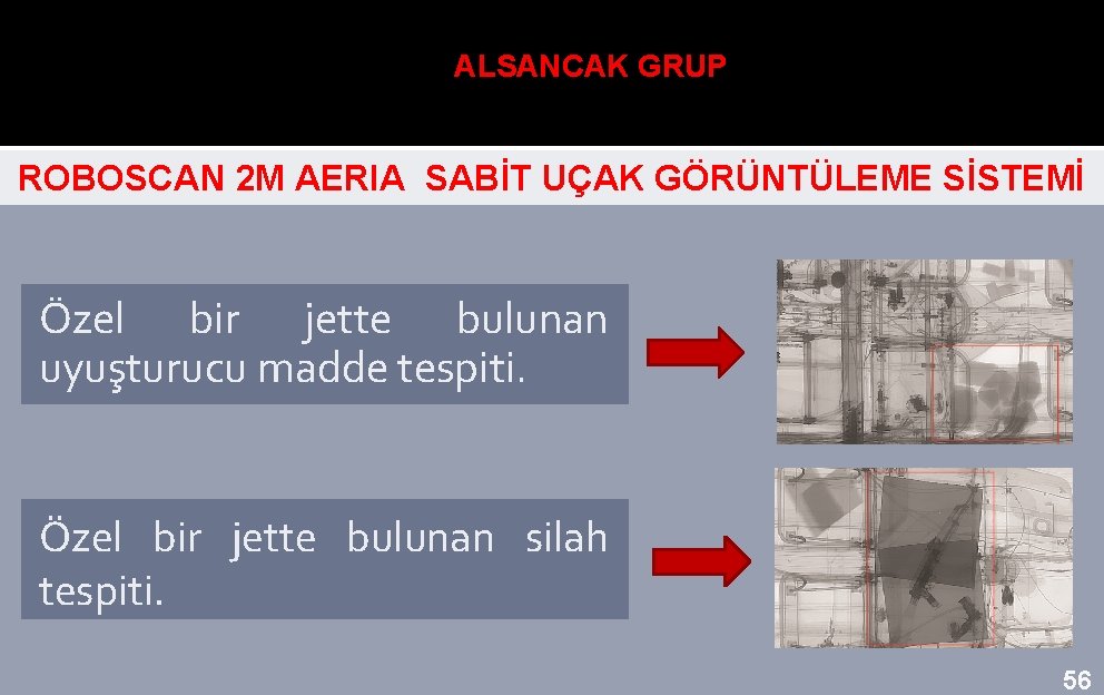 ALSANCAK GRUP ROBOSCAN 2 M AERIA SABİT UÇAK GÖRÜNTÜLEME SİSTEMİ Özel bir jette bulunan