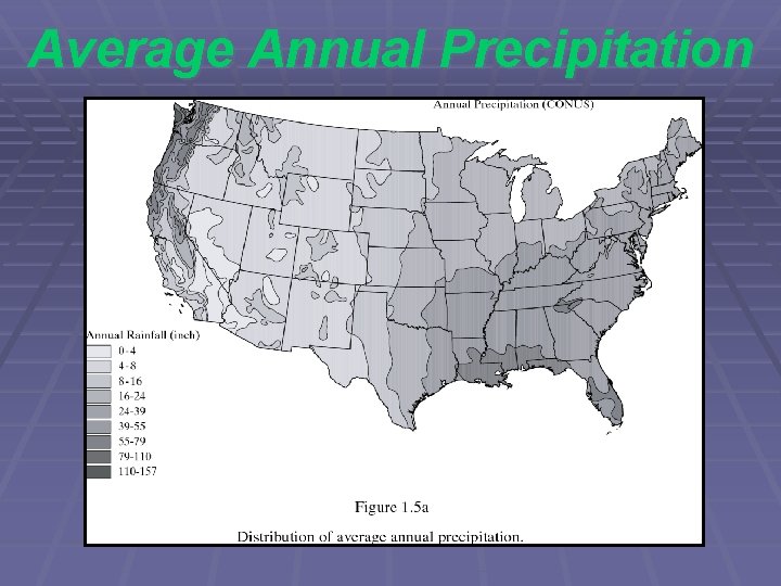 Average Annual Precipitation 