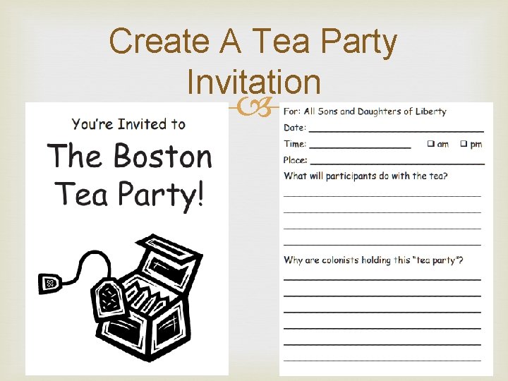 Create A Tea Party Invitation 