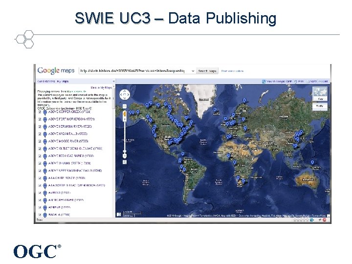 SWIE UC 3 – Data Publishing OGC ® 