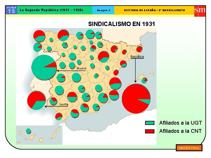 Unidad 15 La Segunda República (1931 – 1936) Imagen 5 HISTORIA DE ESPAÑA -