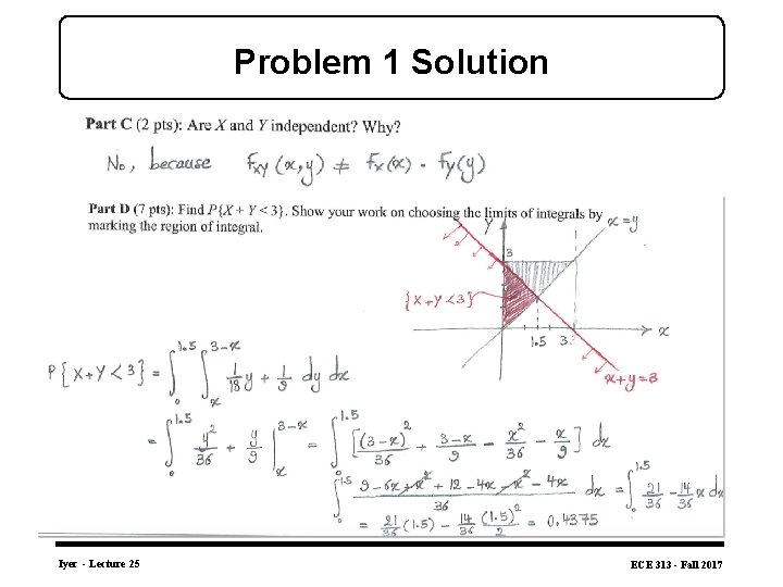 Problem 1 Solution Iyer - Lecture 25 ECE 313 - Fall 2017 