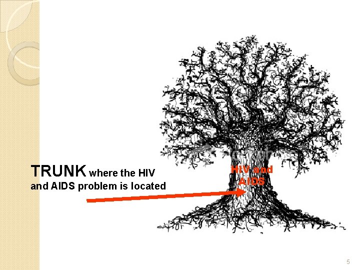 TRUNK where the HIV and AIDS problem is located HIV and AIDS 5 